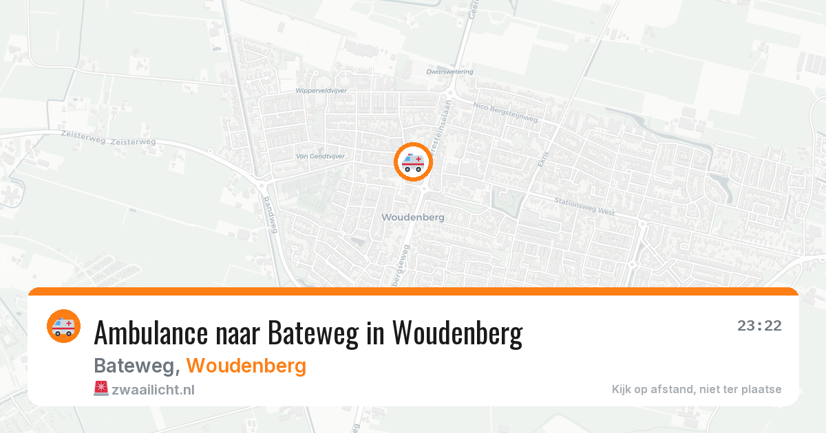 Ambulance naar Bateweg in Woudenberg — 20 jun 2026