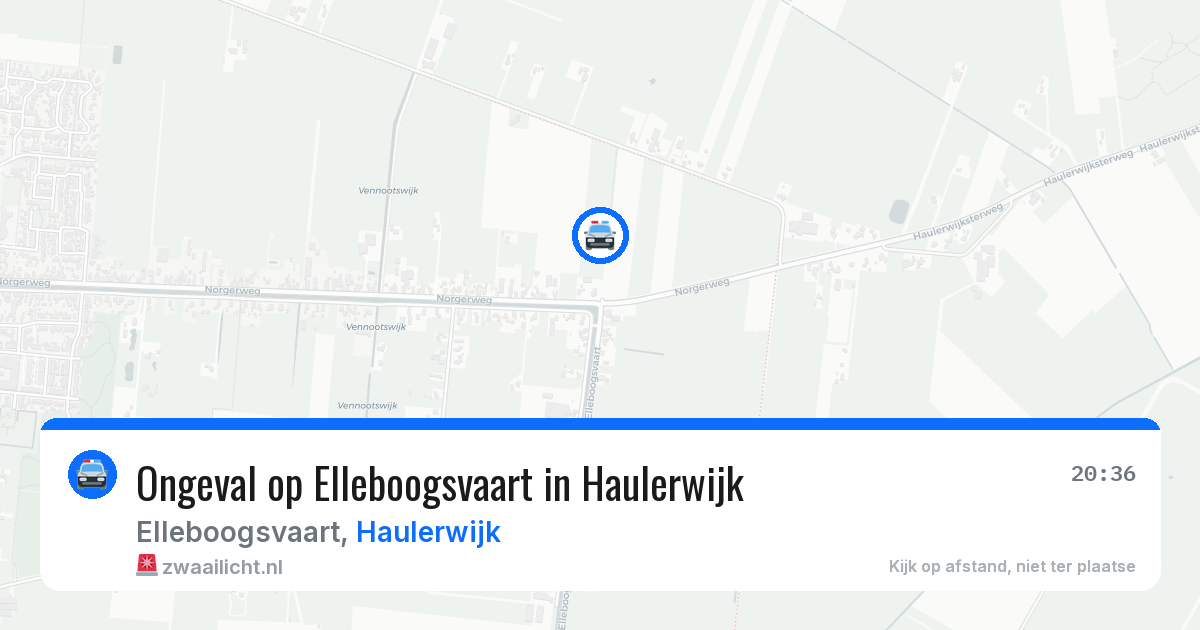Ongeval op Elleboogsvaart in Haulerwijk — 31 mei 2026