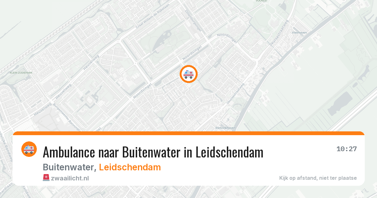 Ambulance naar Buitenwater in Leidschendam — 22 jun 2026