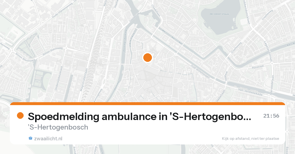 Spoedmelding ambulance in 'S-Hertogenbosch — 30 jan 2026
