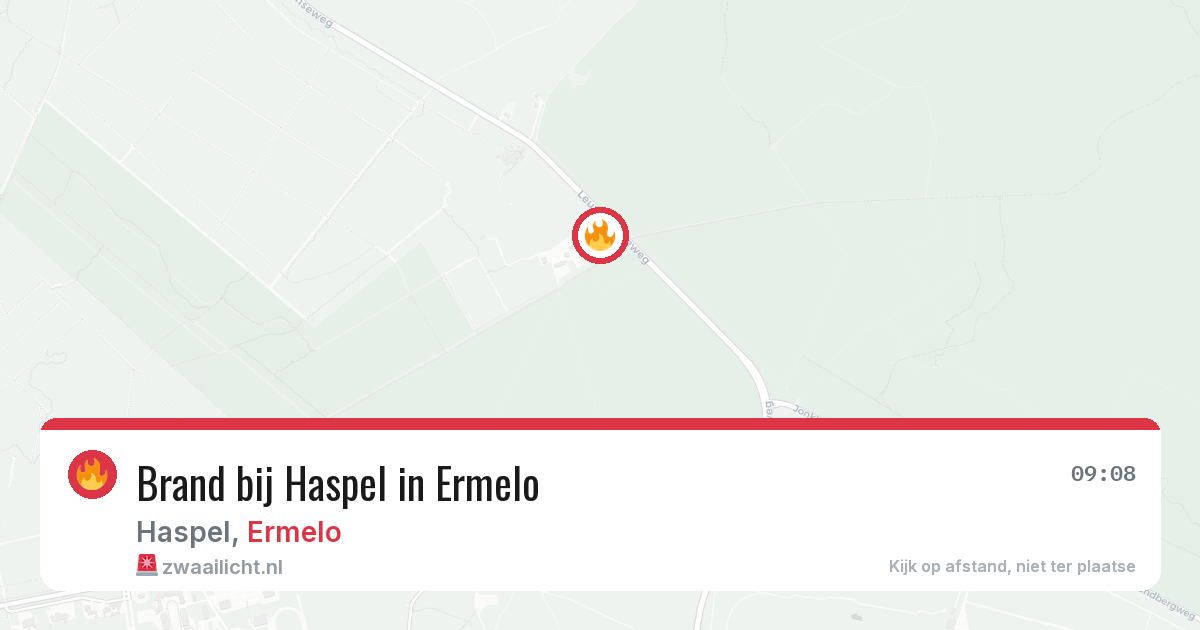 Brand bij Haspel in Ermelo — 28 jun 2026