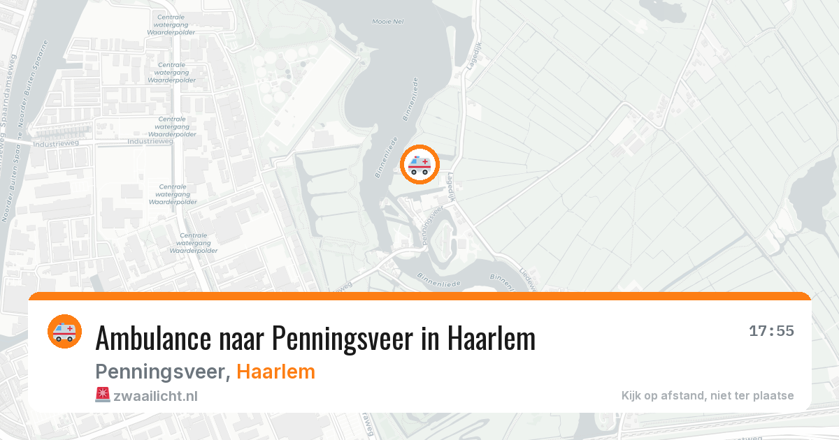 Ambulance naar Penningsveer in Haarlem — 11 jul 2026