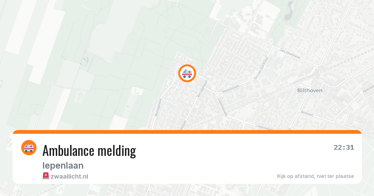 Ambulance melding — 23 jun 2026