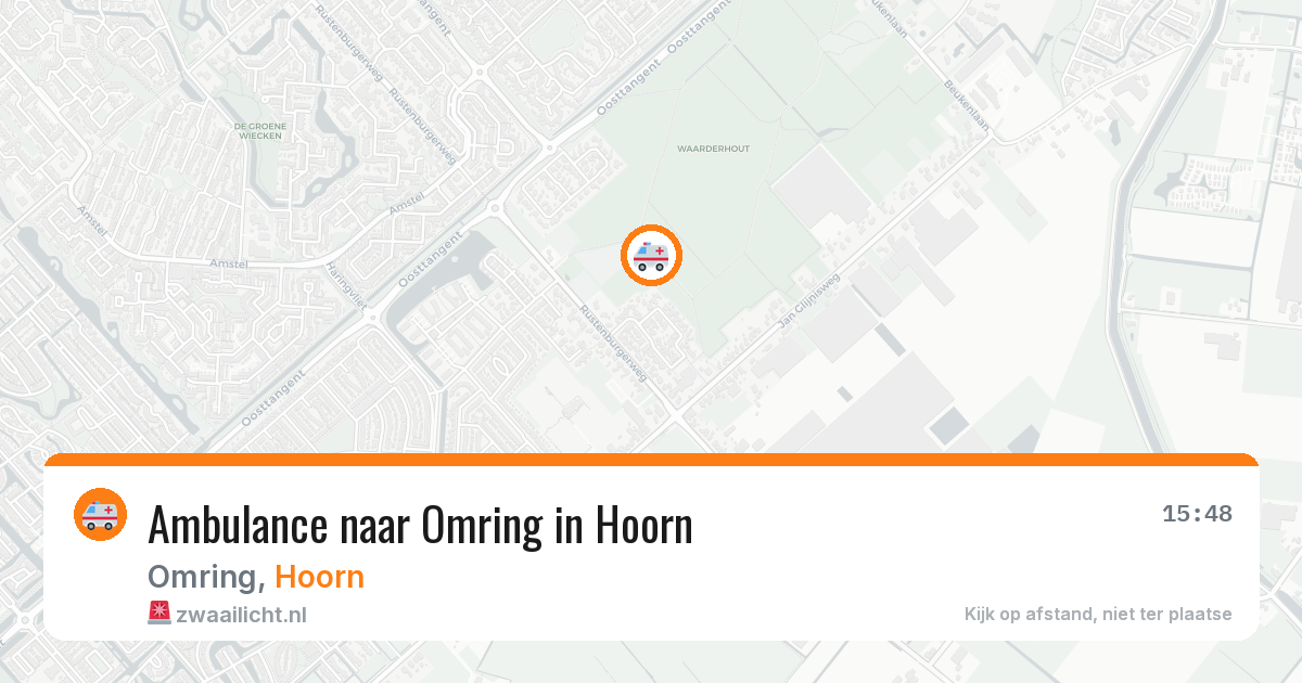 Ambulance naar Omring in Hoorn — 13 aug 2026