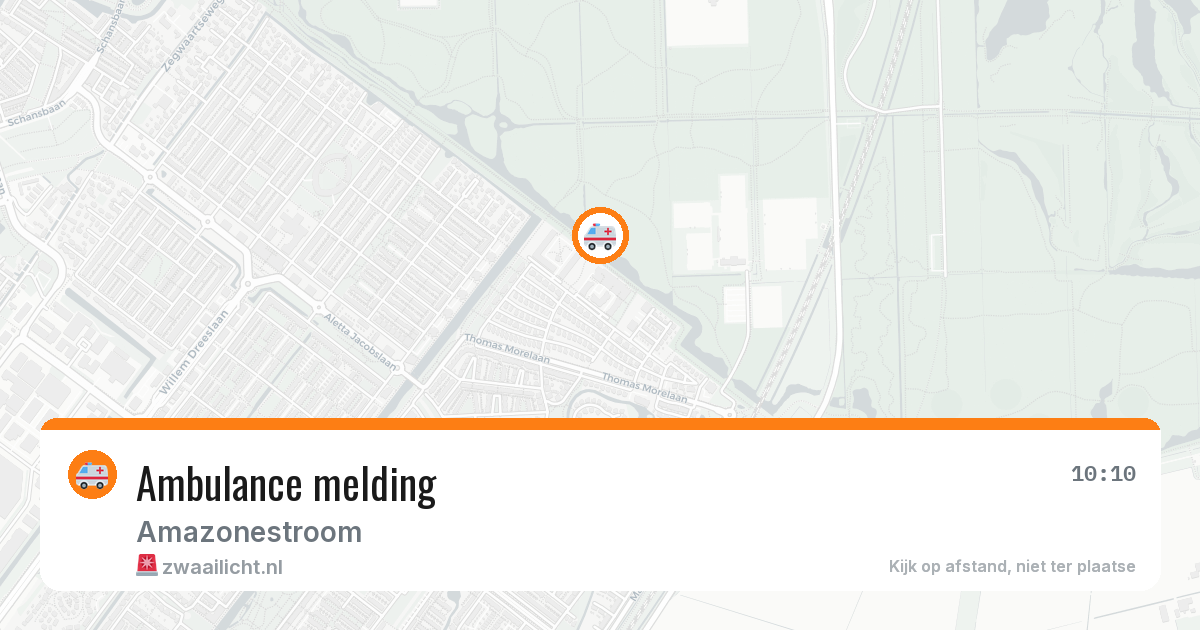 Ambulance melding — 30 jan 2026