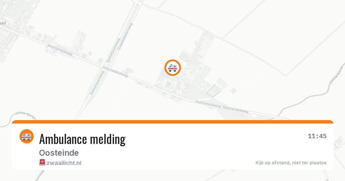 Ambulance melding — 17 apr 2026