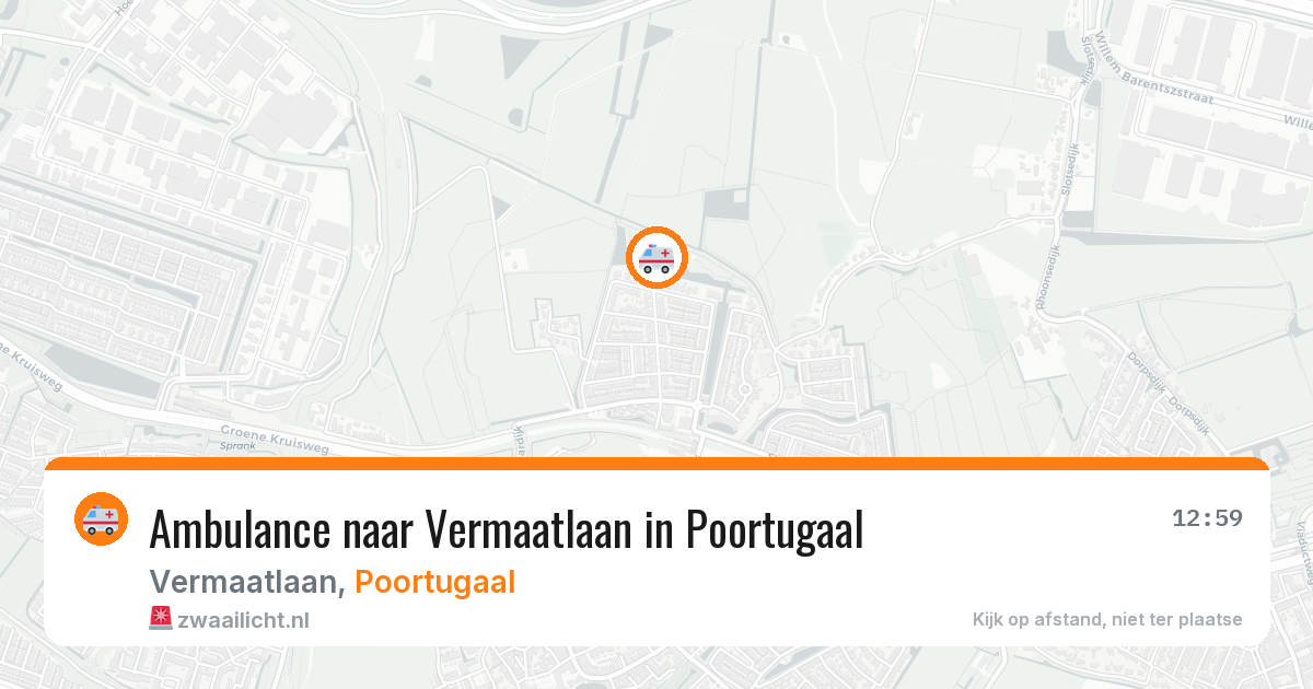 Ambulance naar Vermaatlaan in Poortugaal — 29 jul 2026