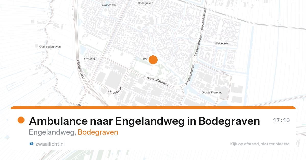 Ambulance naar Engelandweg in Bodegraven — 4 jun 2026