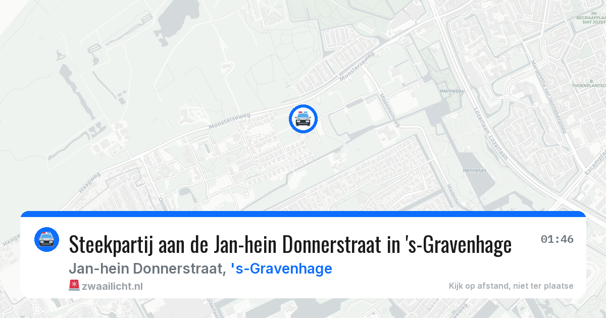 Steekpartij aan de Jan-hein Donnerstraat in 's-Gravenhage — 6 mei 2026
