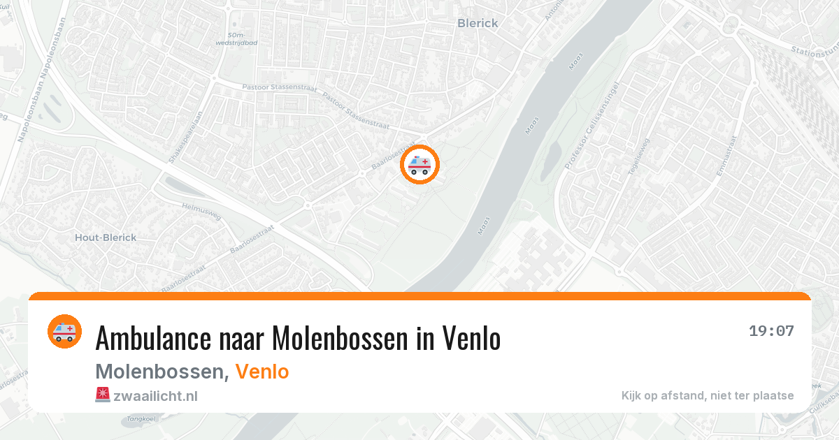 Ambulance naar Molenbossen in Venlo — 20 jul 2026