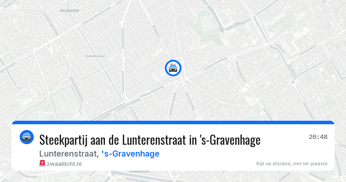 Steekpartij aan de Lunterenstraat in 's-Gravenhage — 4 mei 2026