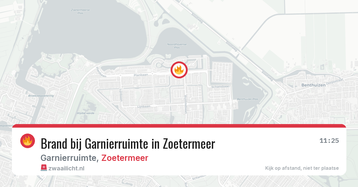 Brand bij Garnierruimte in Zoetermeer — 2 apr 2026