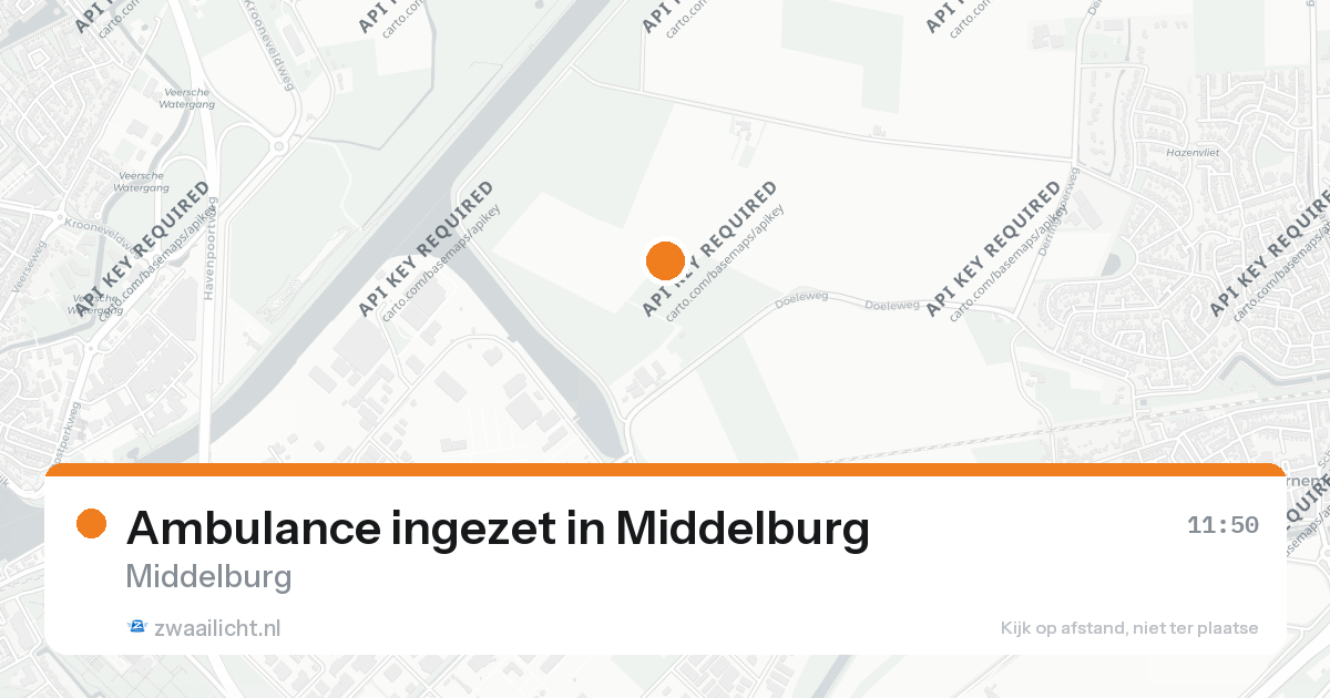 Ambulance ingezet in Middelburg — 26 aug 2026