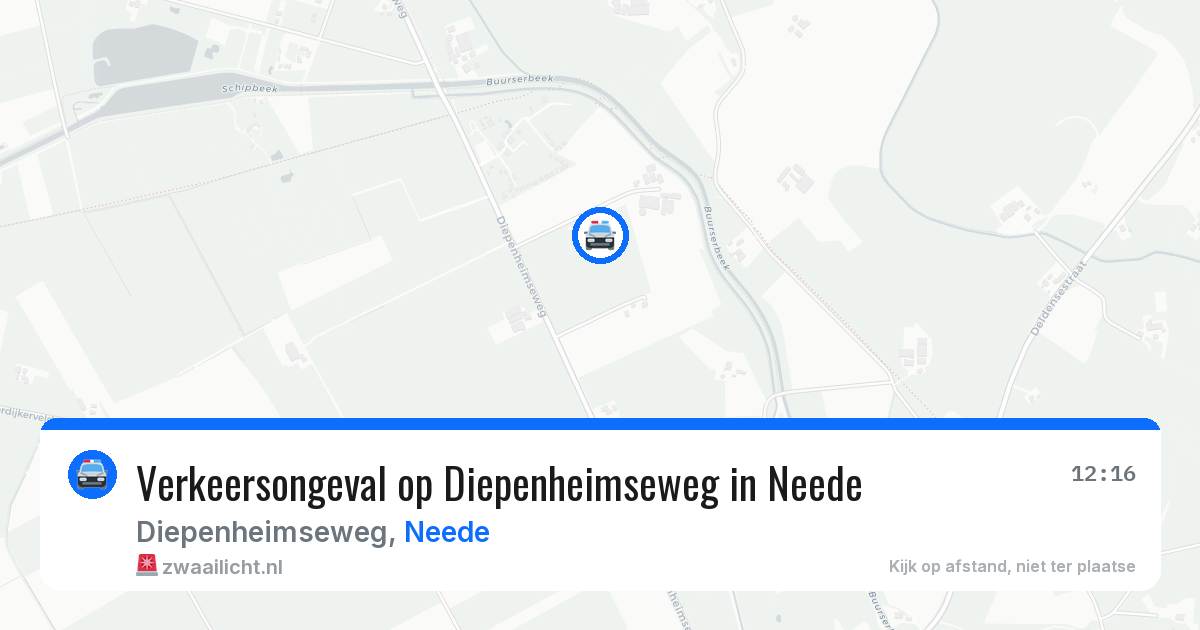 Verkeersongeval op Diepenheimseweg in Neede — 20 jan 2026