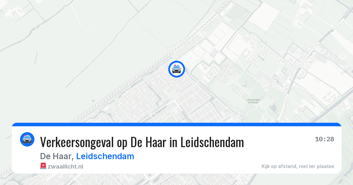 Verkeersongeval op De Haar in Leidschendam — 30 apr 2026