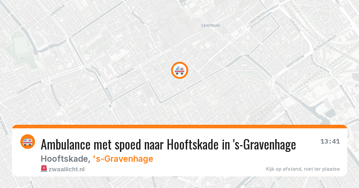 Ambulance met spoed naar Hooftskade in 's-Gravenhage — 11 feb 2026