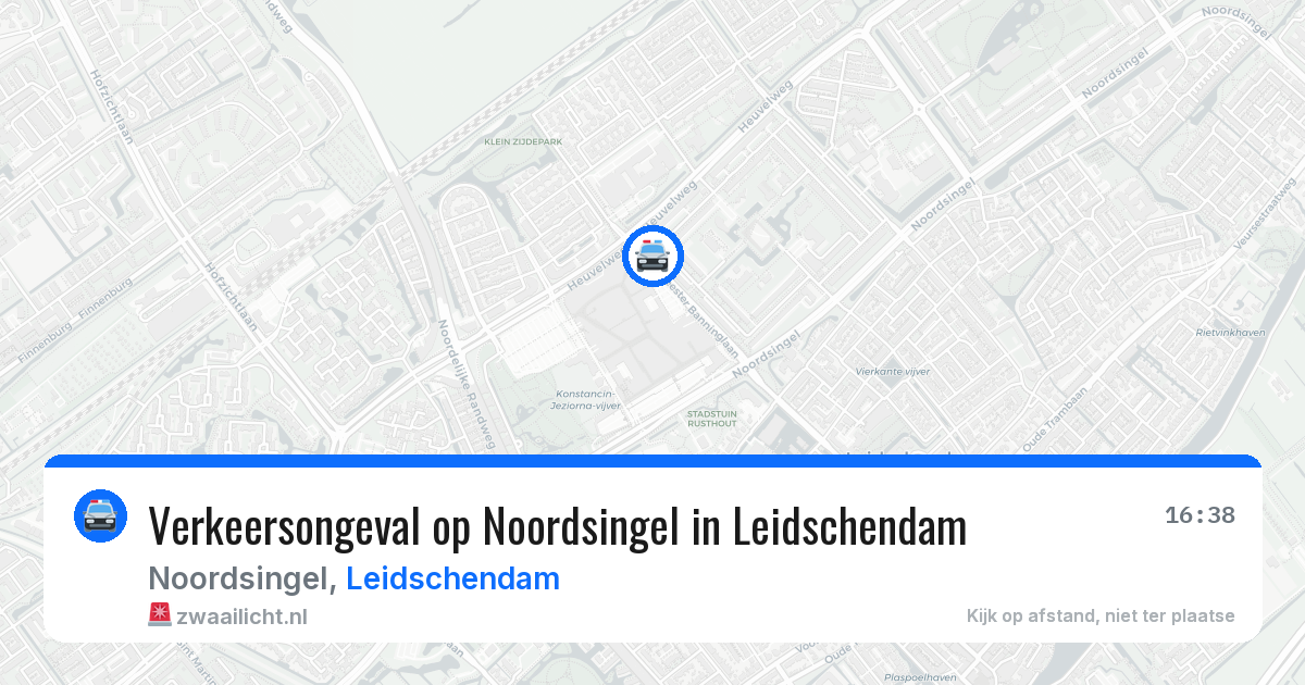 Verkeersongeval op Noordsingel in Leidschendam — 18 apr 2026