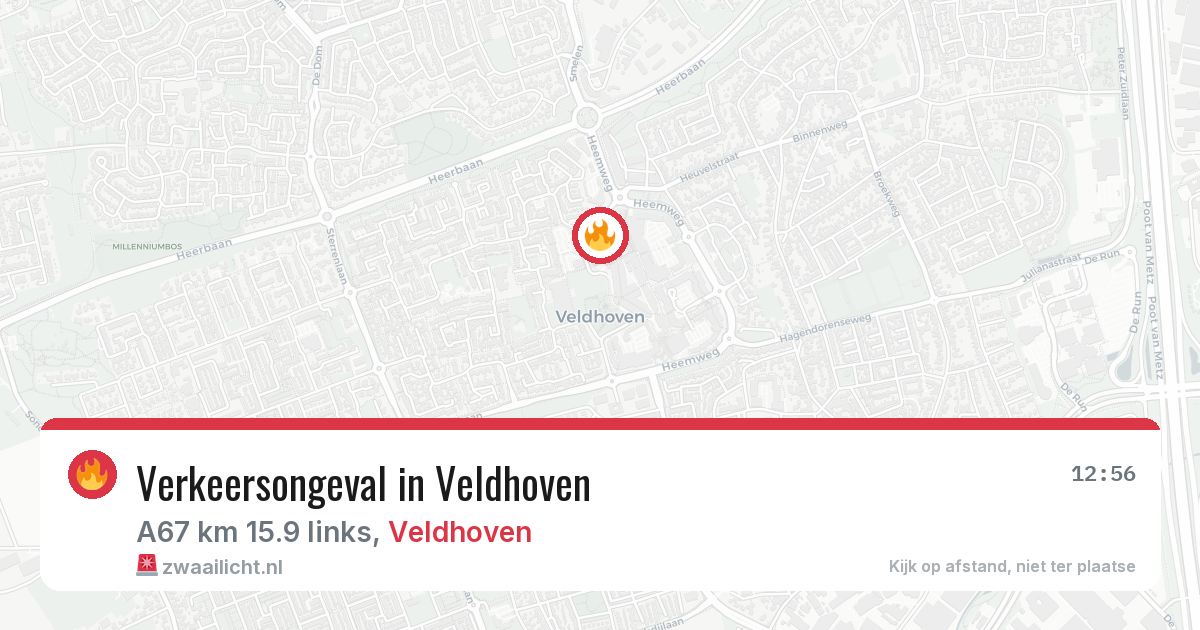 Verkeersongeval in Veldhoven — 11 apr 2026