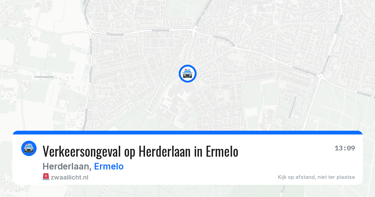 Verkeersongeval op Herderlaan in Ermelo — 23 mei 2026