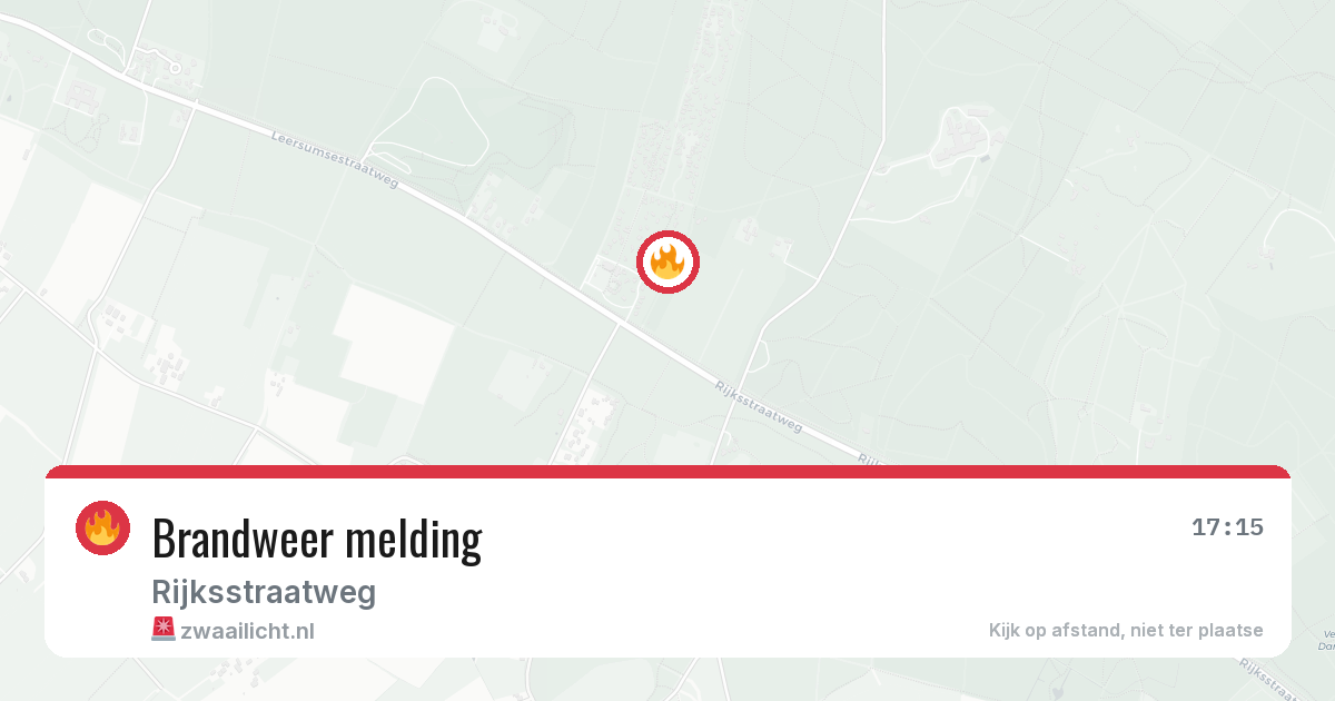 Brandweer melding — 9 jun 2026