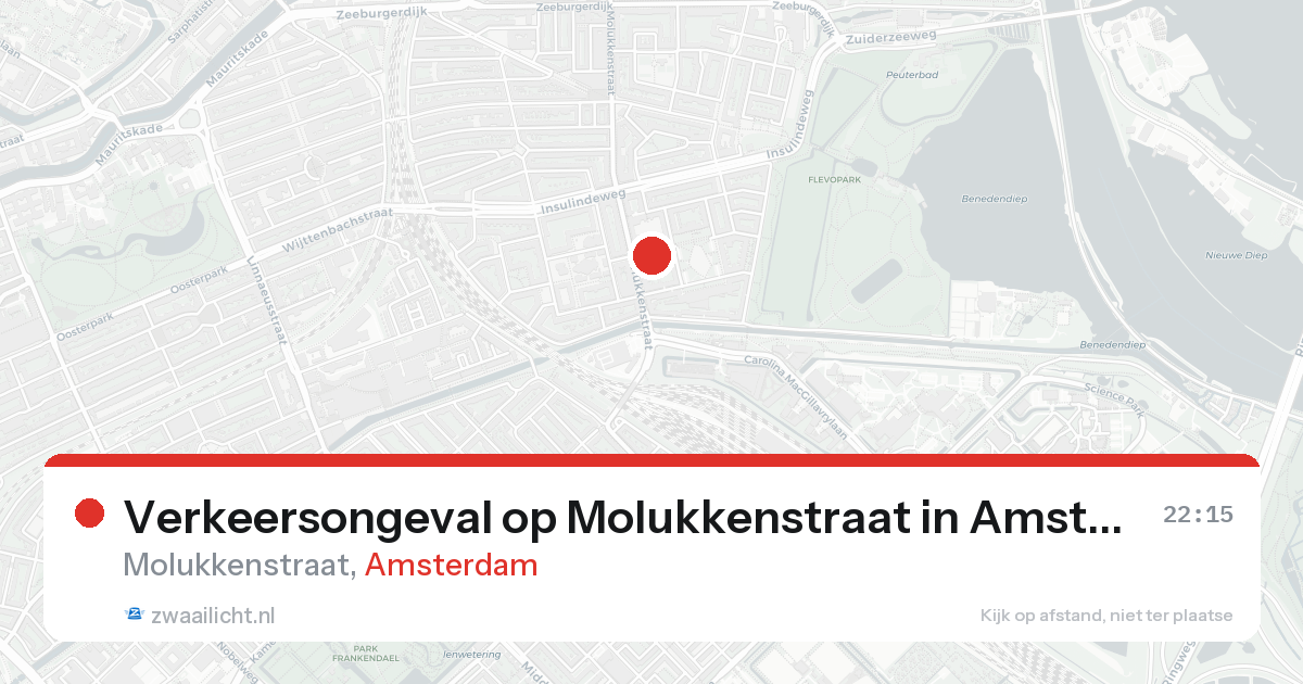 Verkeersongeval op Molukkenstraat in Amsterdam — 7 feb 2026