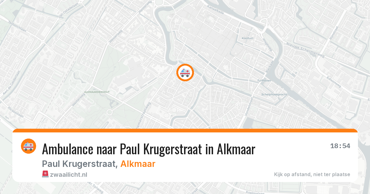 Ambulance naar Paul Krugerstraat in Alkmaar — 8 feb 2026