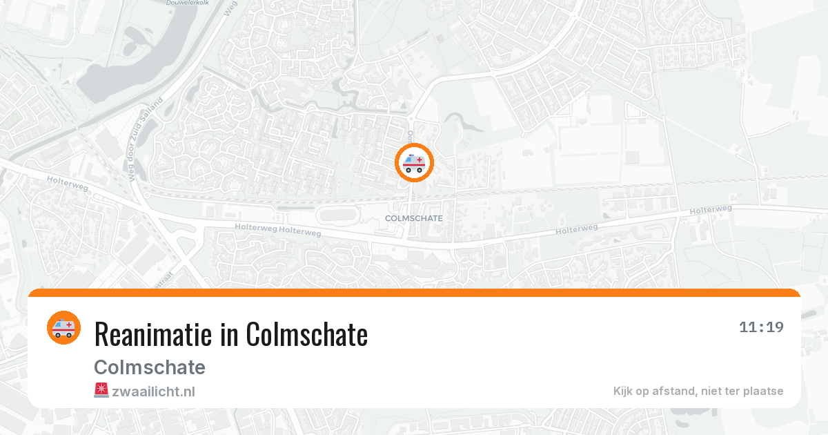 Reanimatie in Colmschate — 25 jan 2026