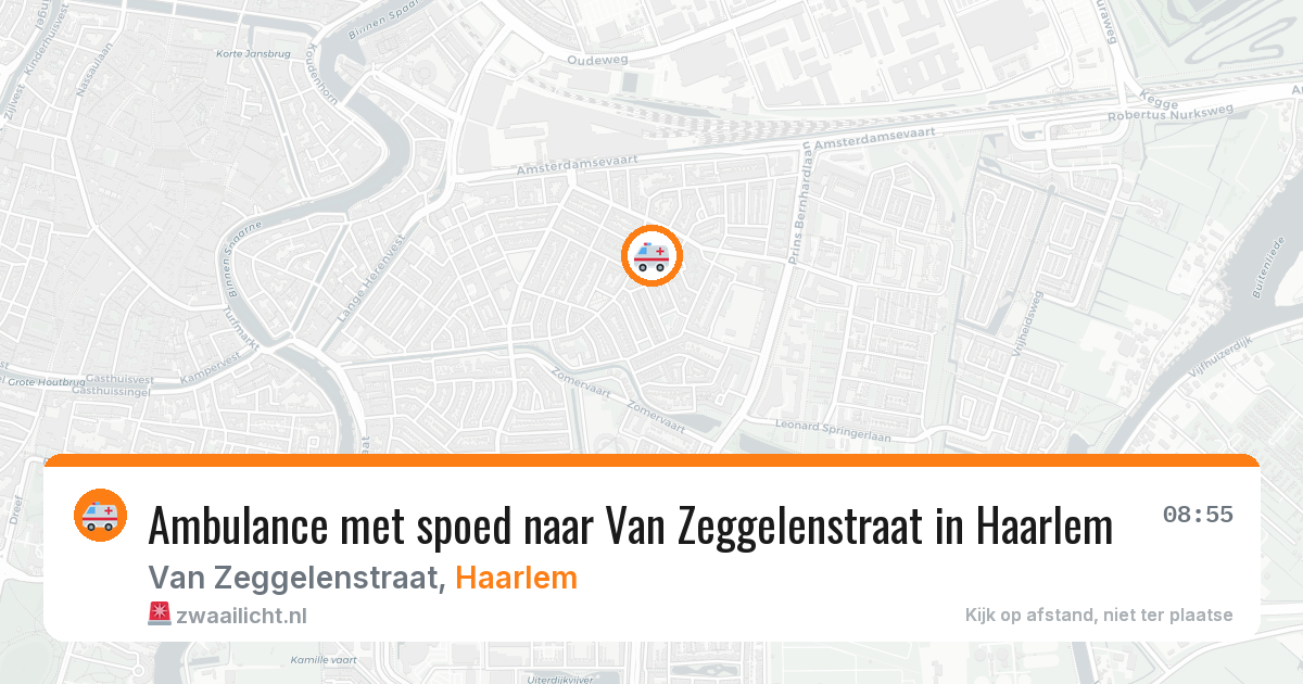 Ambulance met spoed naar Van Zeggelenstraat in Haarlem — 26 jan 2026