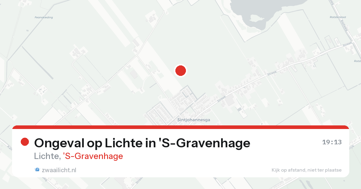Ongeval op Lichte in 'S-Gravenhage — 15 aug 2026