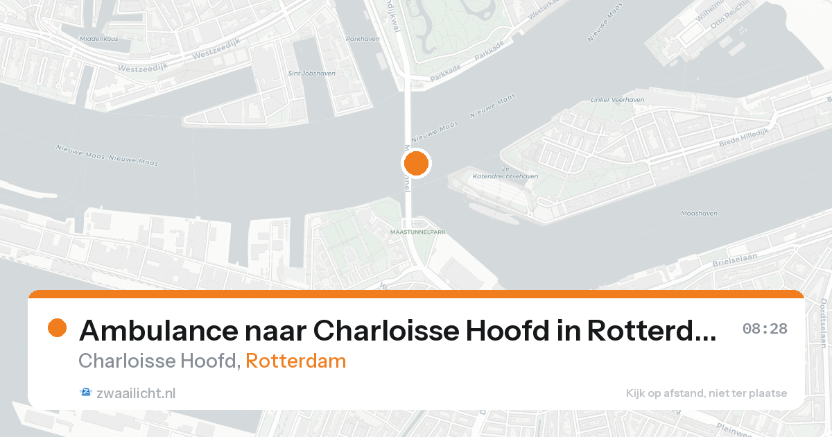 Ambulance naar Charloisse Hoofd in Rotterdam — 30 mei 2026