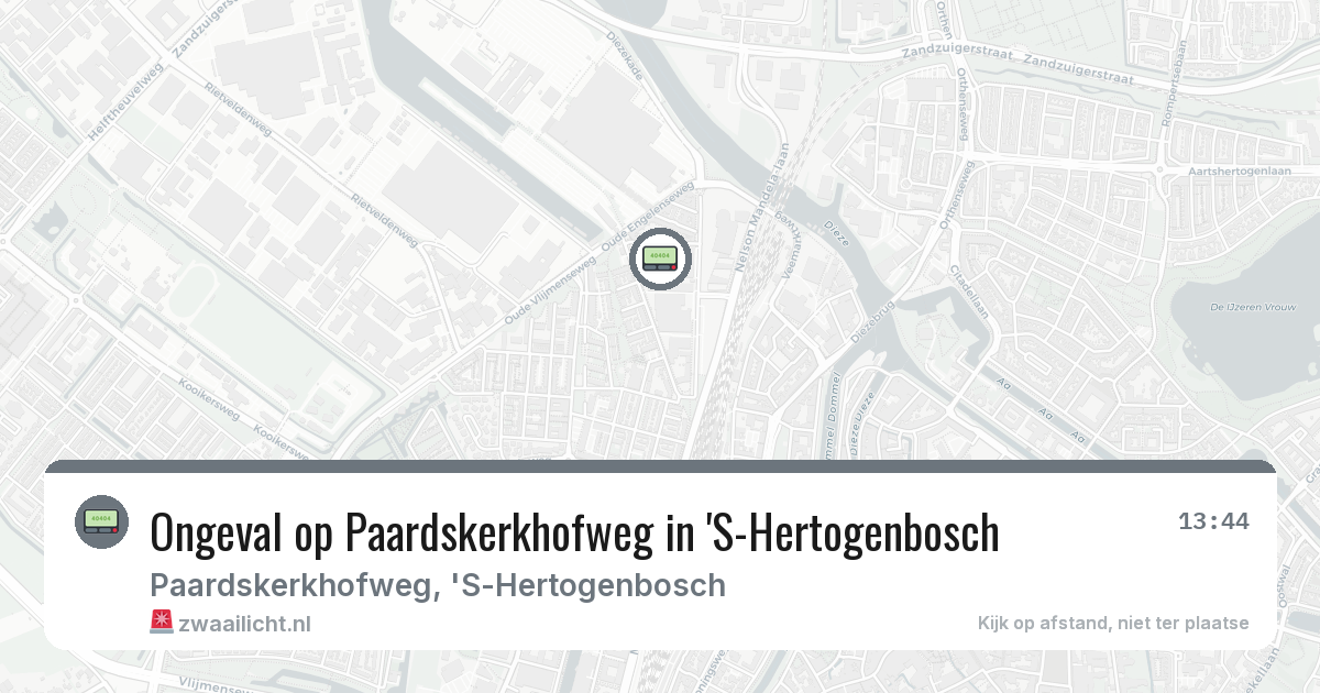 Ongeval op Paardskerkhofweg in 'S-Hertogenbosch — 2 mrt 2026