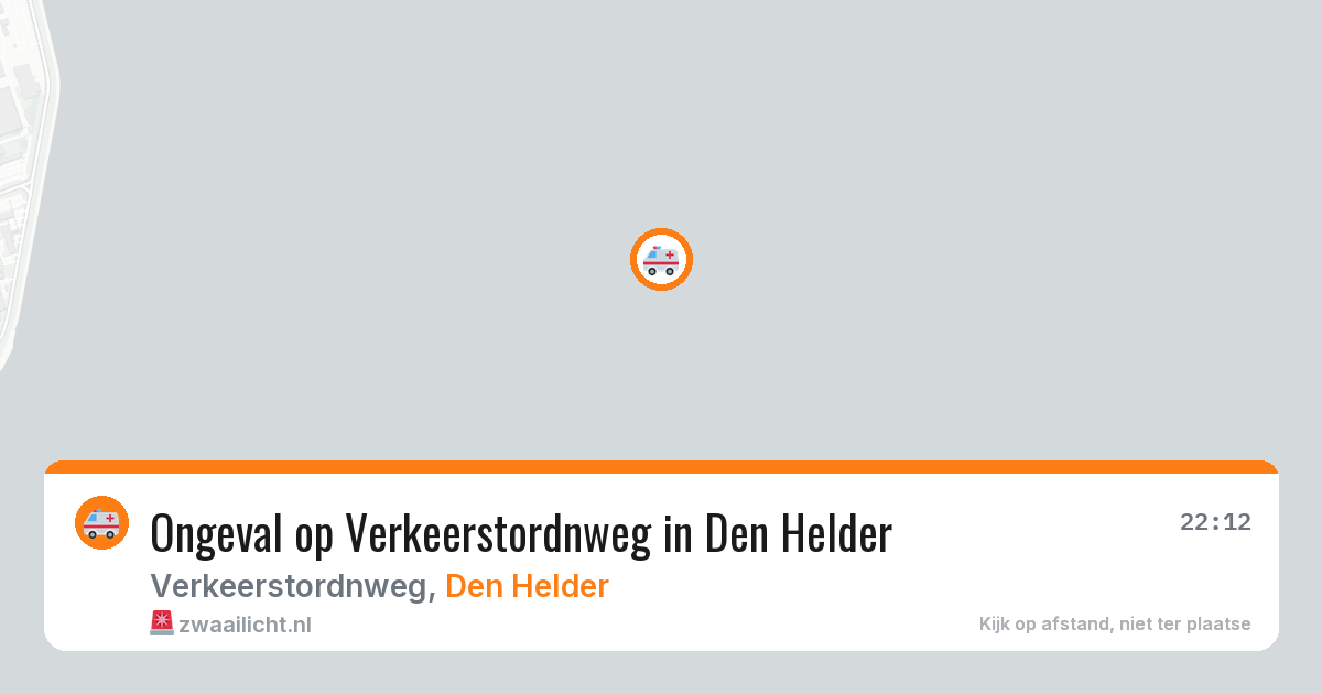 Ongeval op Verkeerstordnweg in Den Helder — 23 jun 2026