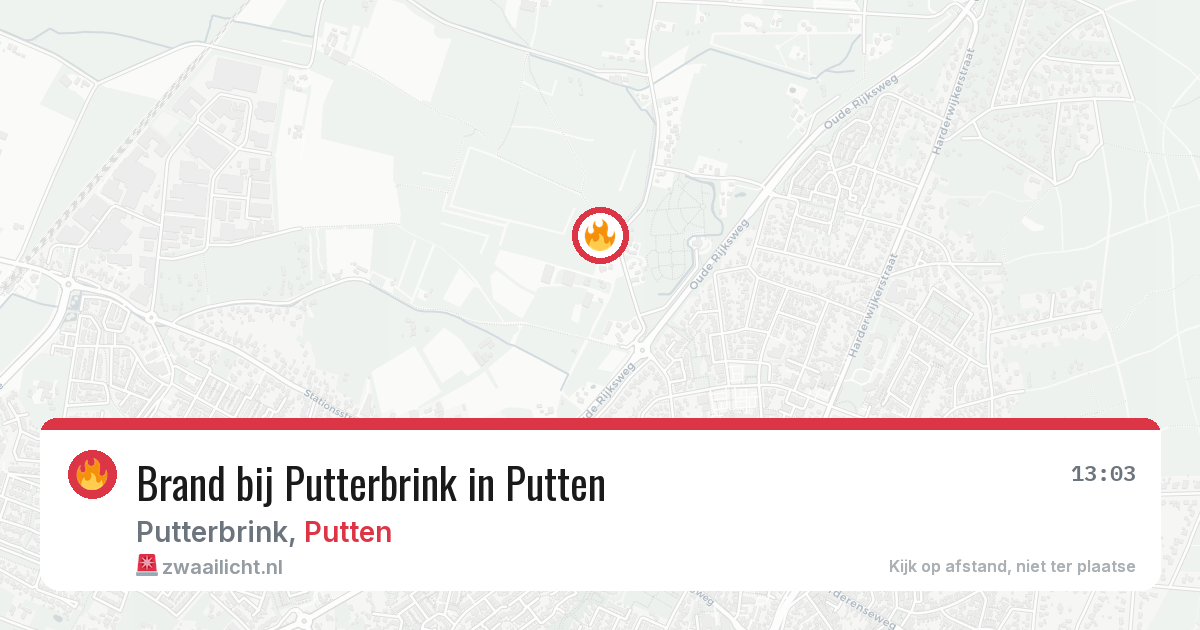 Brand bij Putterbrink in Putten — 28 jun 2026