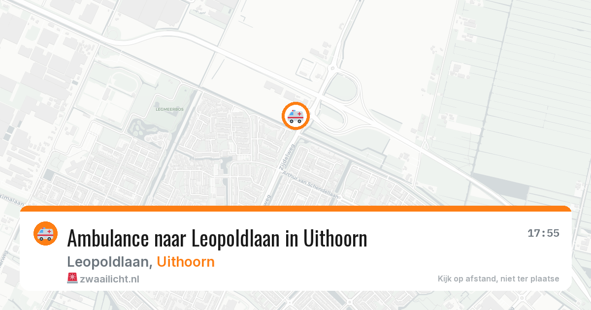 Ambulance naar Leopoldlaan in Uithoorn — 25 jul 2026