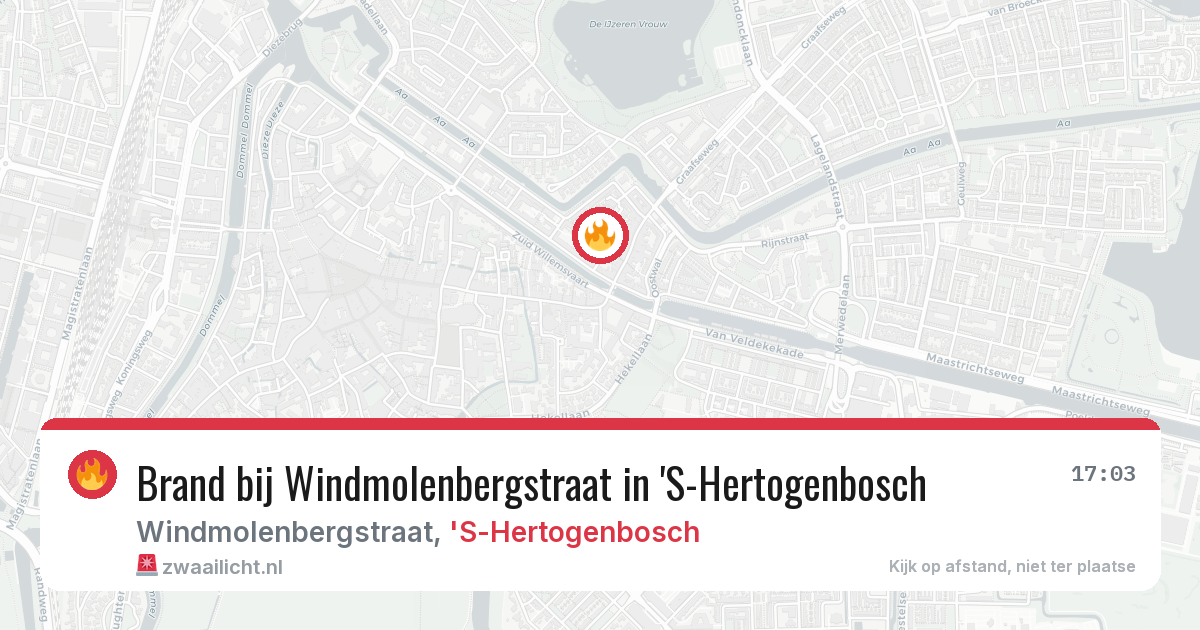 Brand bij Windmolenbergstraat in 'S-Hertogenbosch — 3 jun 2026