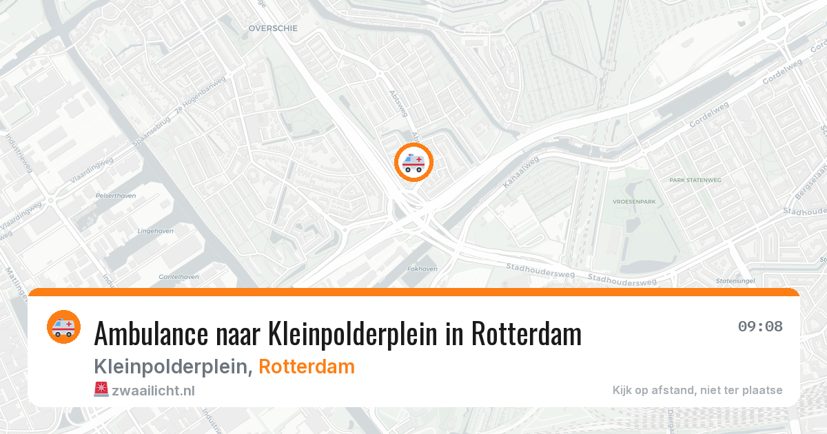 Ambulance naar Kleinpolderplein in Rotterdam — 11 apr 2026