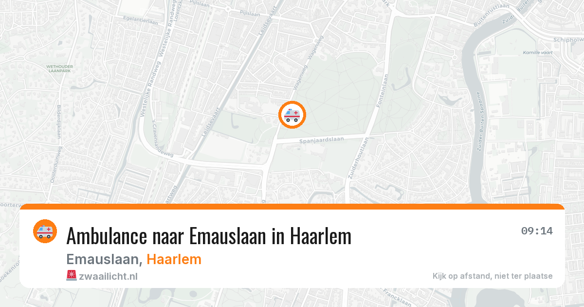 Ambulance naar Emauslaan in Haarlem — 30 jul 2026