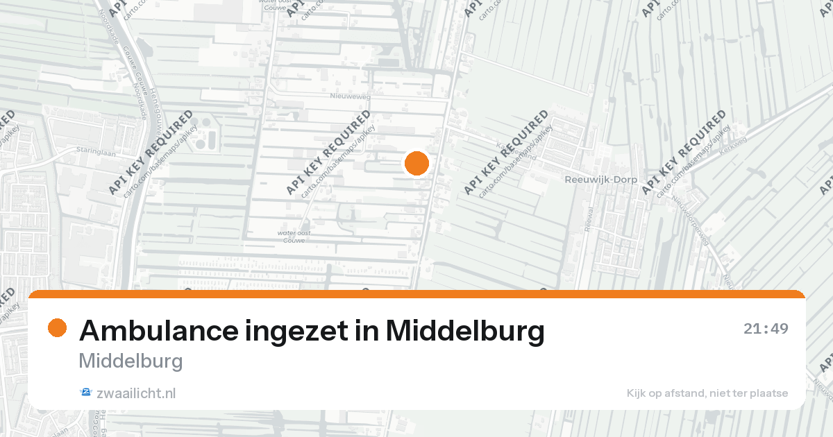Ambulance ingezet in Middelburg — 31 jan 2026
