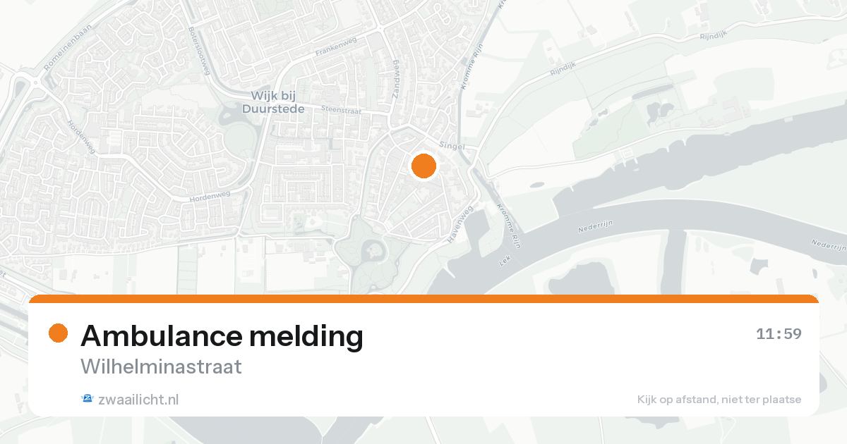 Ambulance melding — 10 jun 2026