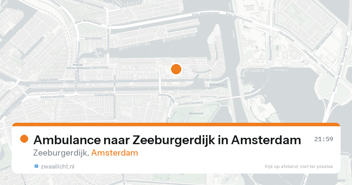 Ambulance naar Zeeburgerdijk in Amsterdam — 7 feb 2026