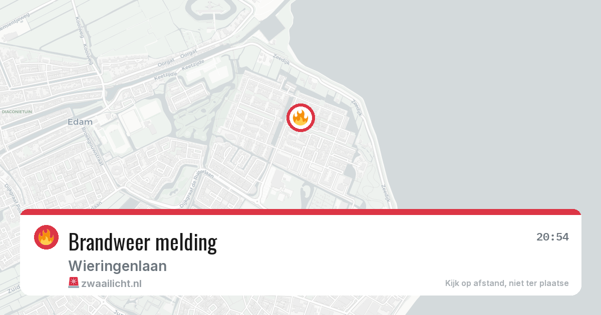 Brandweer melding — 17 jun 2026