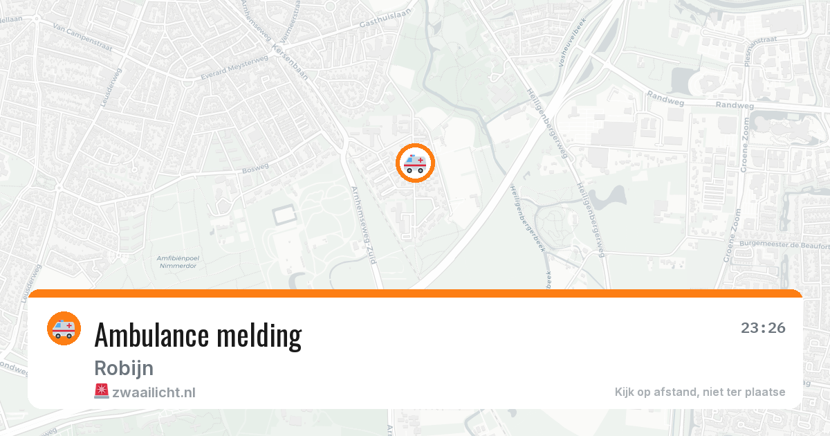 Ambulance melding — 28 jan 2026