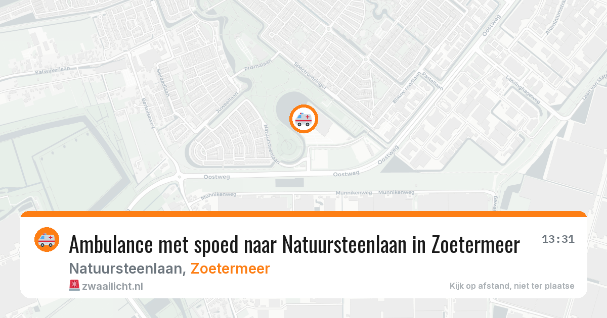 Ambulance met spoed naar Natuursteenlaan in Zoetermeer — 27 feb 2026