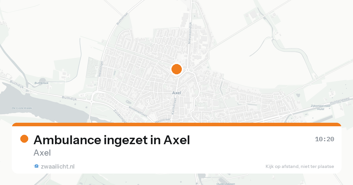 Ambulance ingezet in Axel — 7 feb 2026