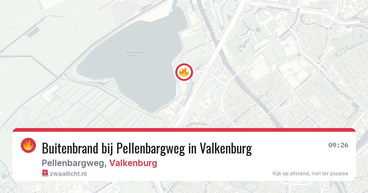 Buitenbrand bij Pellenbargweg in Valkenburg — 17 jul 2026