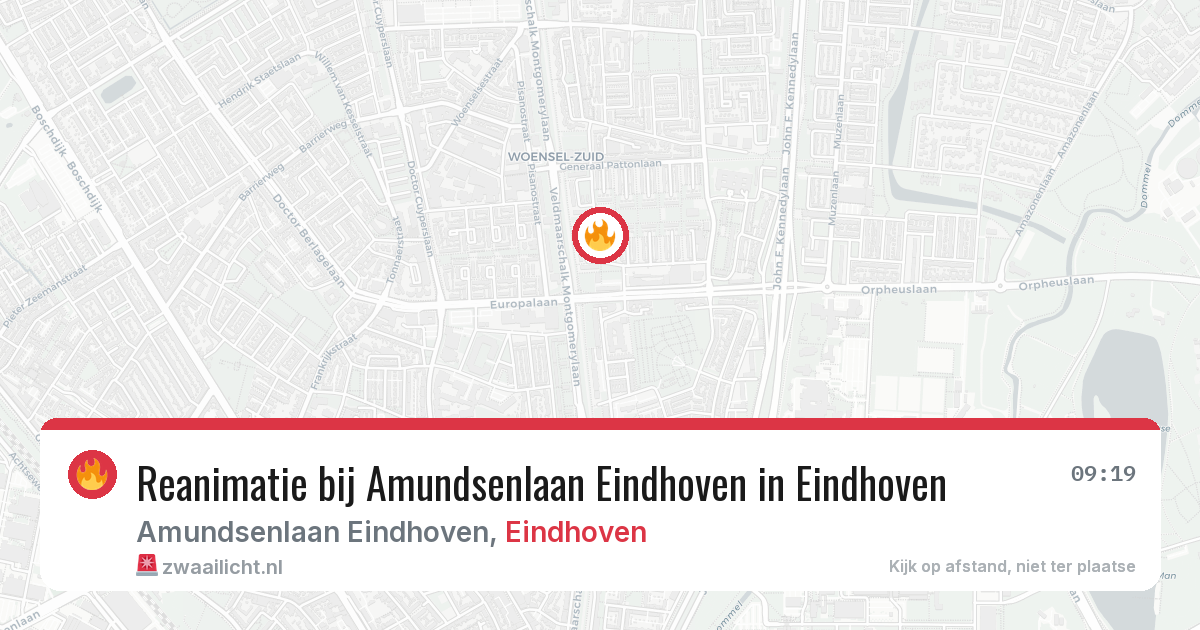 Reanimatie bij Amundsenlaan Eindhoven in Eindhoven — 26 mei 2026