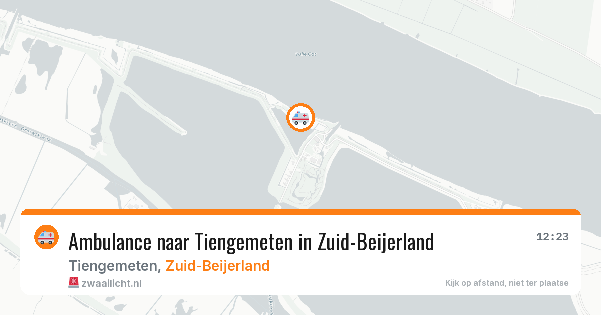Ambulance naar Tiengemeten in Zuid-Beijerland — 29 jan 2026
