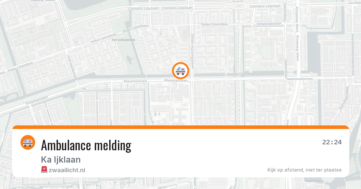 Ambulance melding — 30 jun 2026