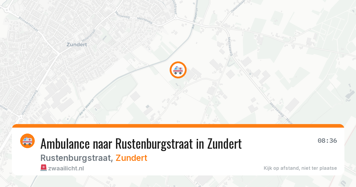 Ambulance naar Rustenburgstraat in Zundert — 24 mrt 2026