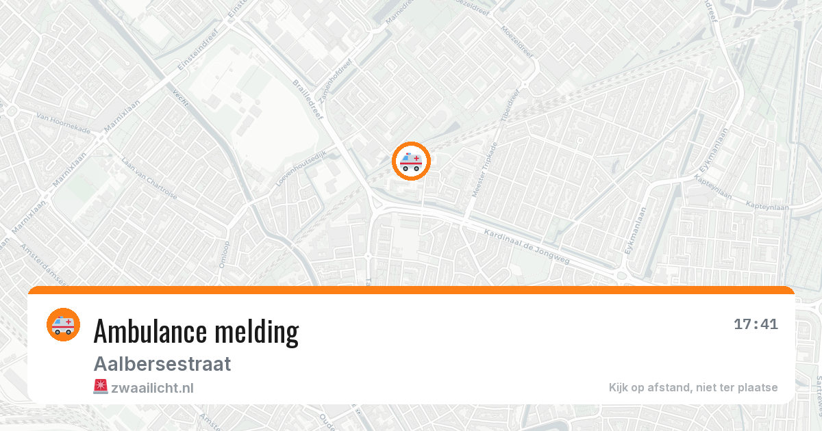Ambulance melding — 21 jun 2026